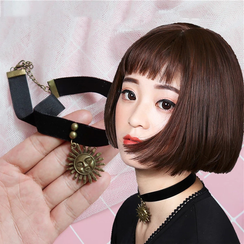 Girls Movie Leon Mathilda Choker Leon The Professional Cosplay Necklace For Women Gothic Jewellery H