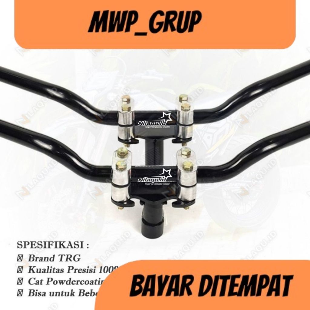 New Stang rzr full set bracket dudukan setang rzr plus raiser stang jupiter mx king satria 2 tak sho