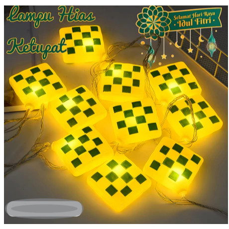Lampu Hias Ketupat Lebaran ramadhan idul fitri  / Lampu Hias Tumblr Ketupat LED