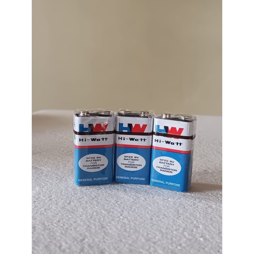 BATRE MIC HW Hi-Watt BATRE BATU KOTAK 9 VOL