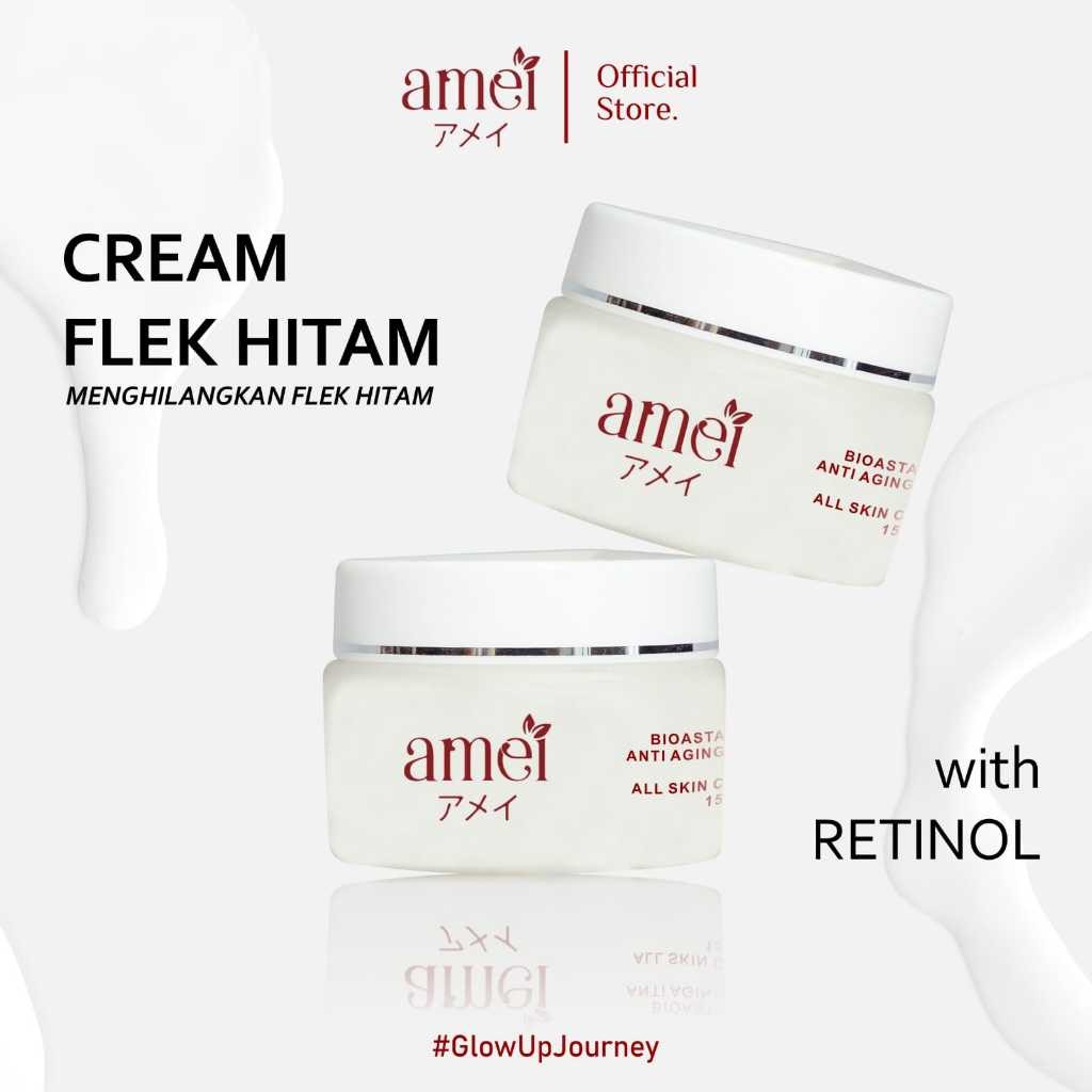 Skincare Amei Cream Retinol Untuk Flek Hitam - Krim Flek Hitam