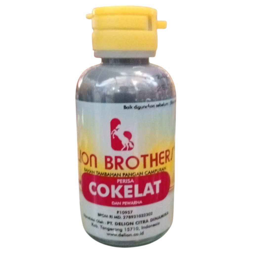

[Perisa] Lion Brothers Pewarna Makanan Cokelat | Kemasan Botol 60gr