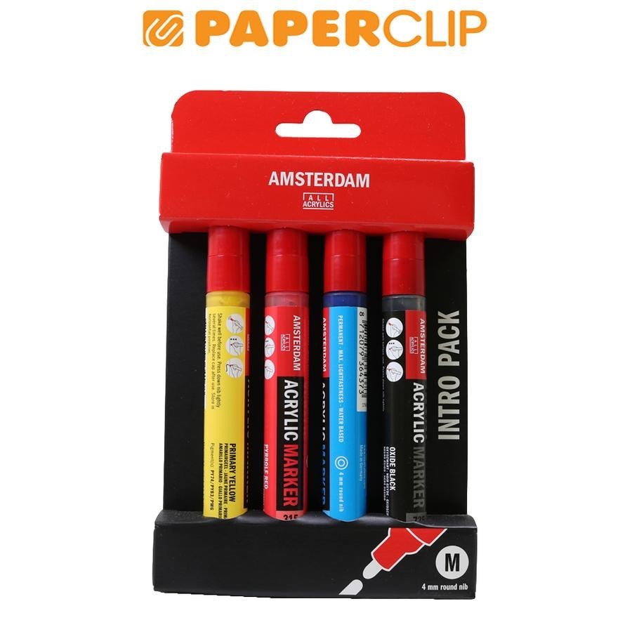 

SPIDOL / ACRYLIC MARKER AMSTERDAM INTRO SET 4 17519001 M