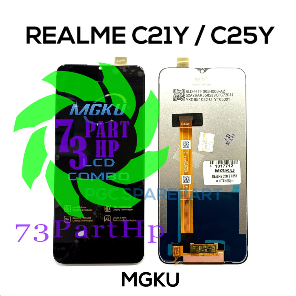 Original MGKU - LCD Touchscreen Fullset Realme C21Y RMX3261 / C25Y RMX3265 - 73PartHp