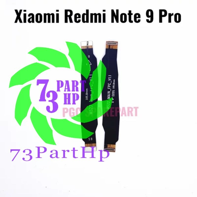 Original Flexible Konektor Board ke Charger Xiaomi Redmi Note 9 Pro / Redmi Note 9S - Fleksibel Boar