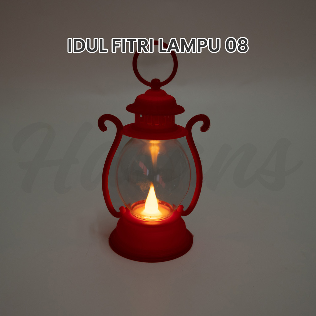 (HASANS PARTY)Lampu LED Lentera Lantern Motif Idul Fitri / Dekorasi Hiasan LED Idul Fitri / Lampu Le