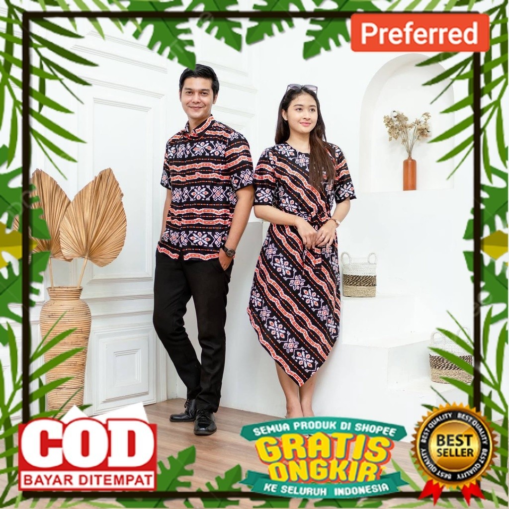 baju batik couple pasangan 2023 terbaru / Dress Couple Pasangan Terkini// BATIK MODEL BARU / BATIK N