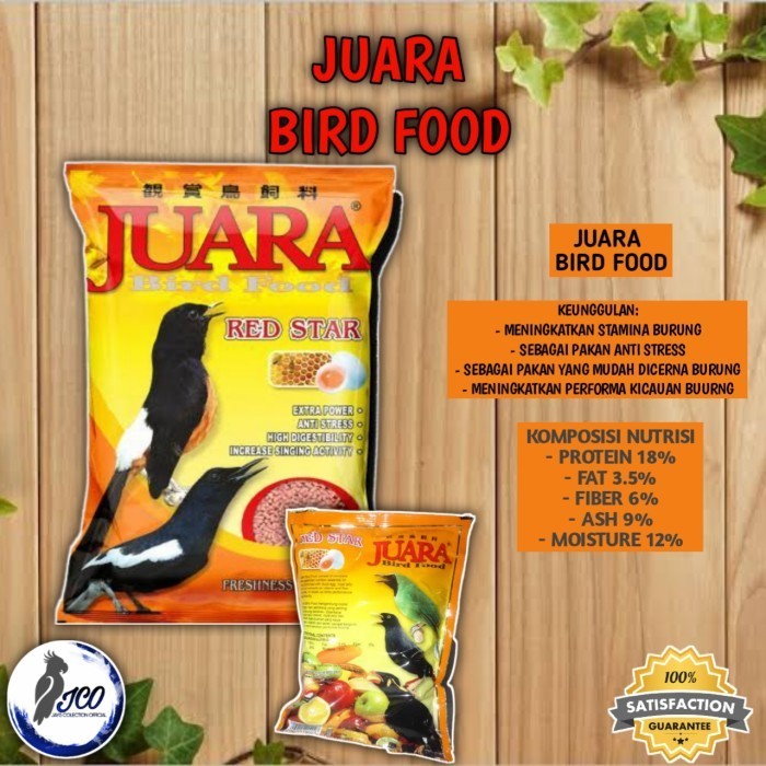 PAKAN BURUNG JUARA BIRD FOOD PUR BURUNG JUARA PUR BURUNG MURAI JALAK