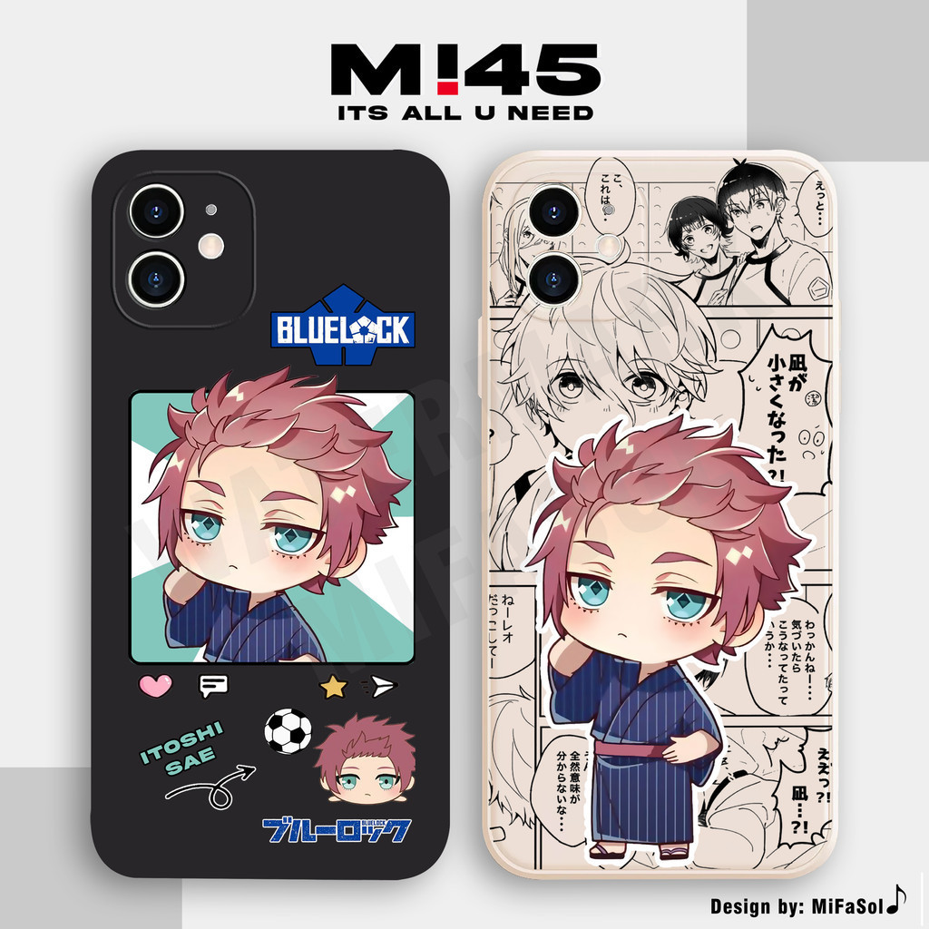 Blue Lock Itoshi Sae Case Redmi 9C 12C 10 9A 10C Note10 9T Note8 Note9 Note11 MF097 MF165 Smartphone