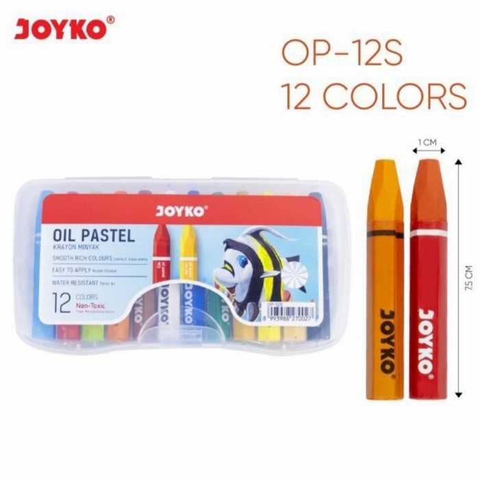 

JOYKO Oil Pastel 12 Warna OP-12S