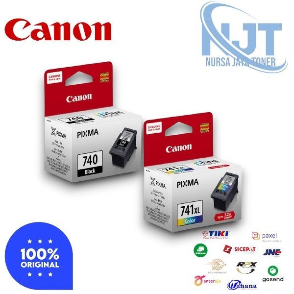 Paket Tinta Canon 740 XL & 741 XL ORIGINAL