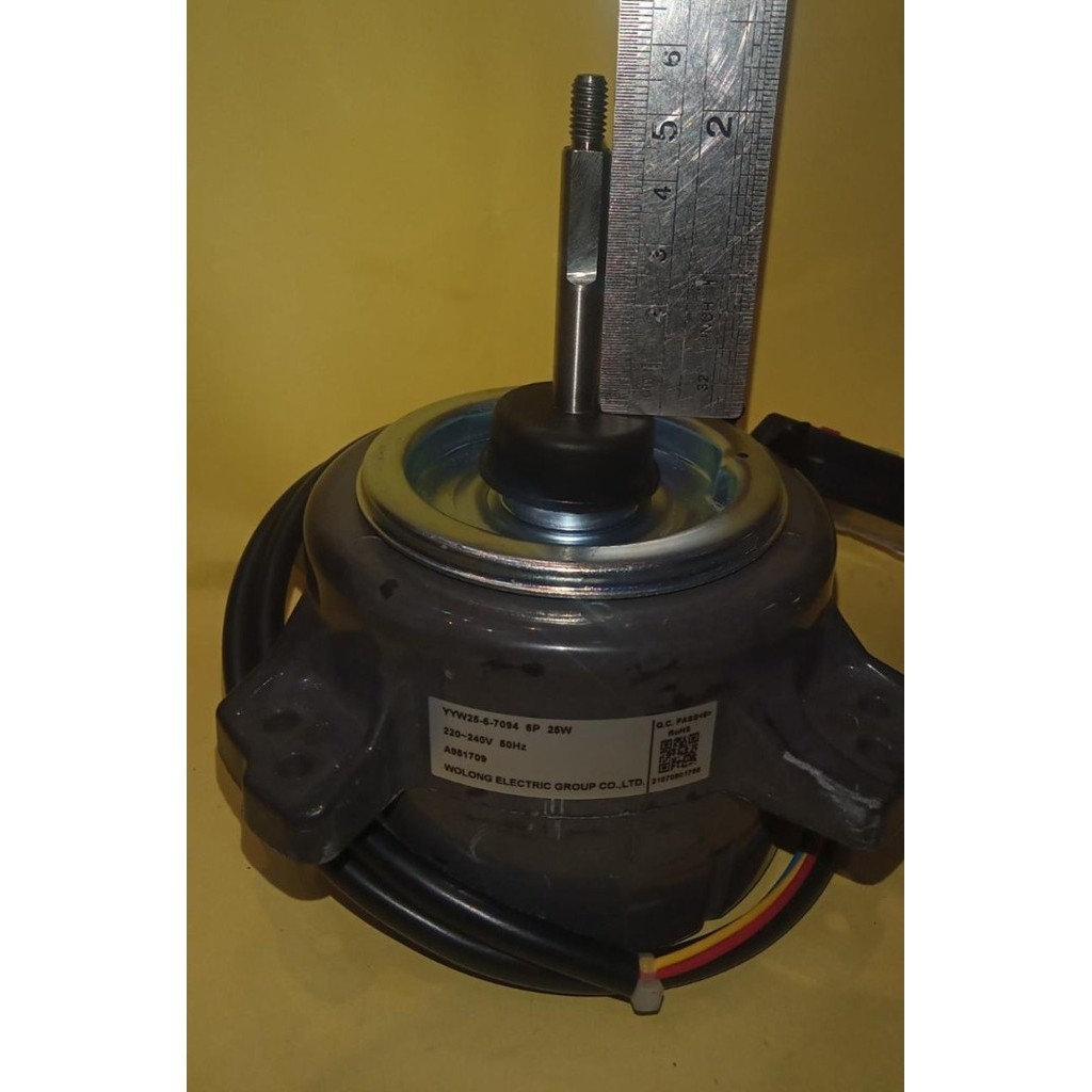 BP3T2 Motor Fan Outdoor AC Panasonic YYW25-6-7094 6P 25W CW 220-240V