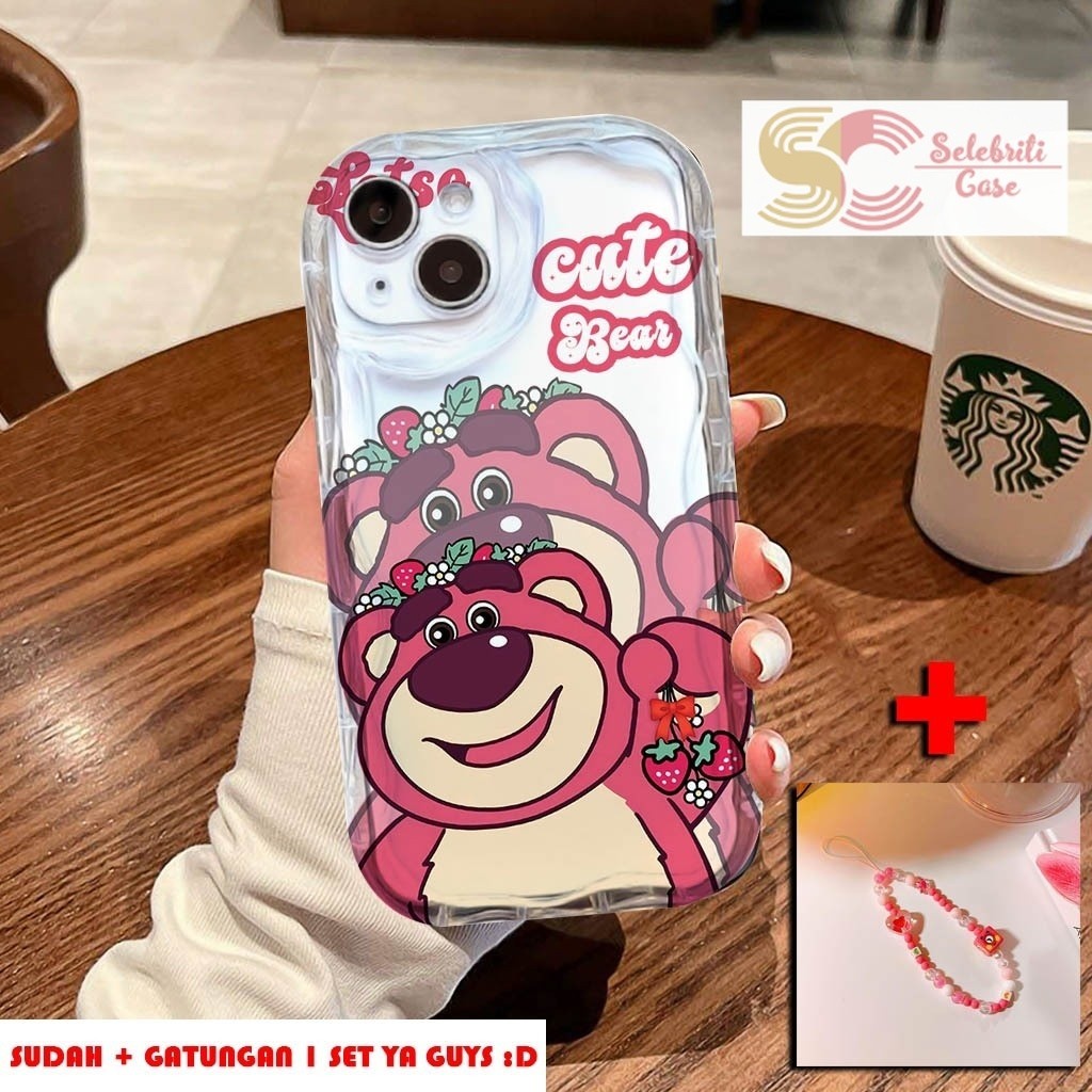 SELEB (SGD-01) SOFTCASE SILIKON SUDAH + GANTUNGAN LUCU FOR OPPO A1 5G / A98 5G A1K / C2 A3S / C1 A5S