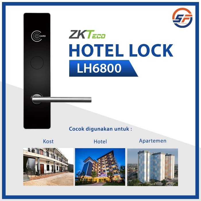 

ZKTeco LH6800 Hotel Lock + Encoder / Smart Door Lock Garansi Resmi - LH6800