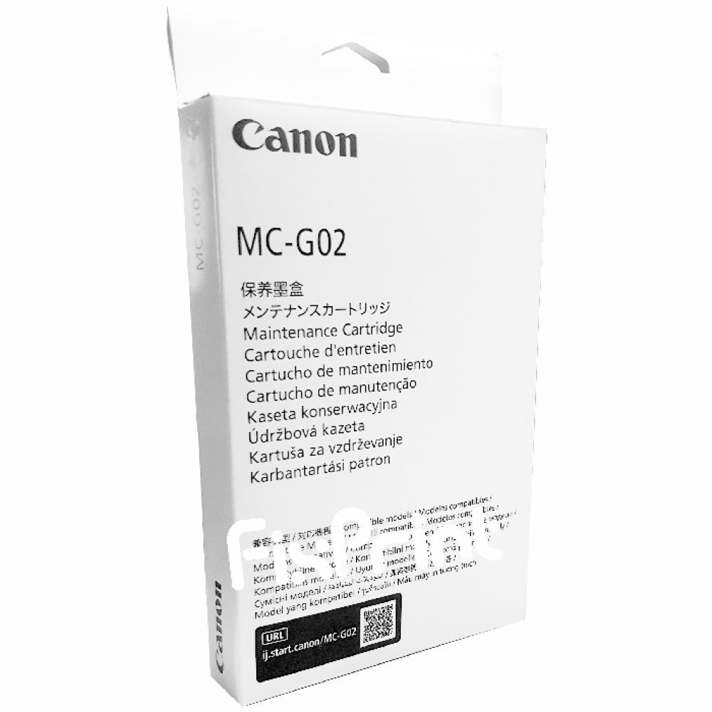 Maintenance Cartridge MC-G02 Original Canon G1020 G2020 G3020 G570 Box Maintenance Original Kotak Pe