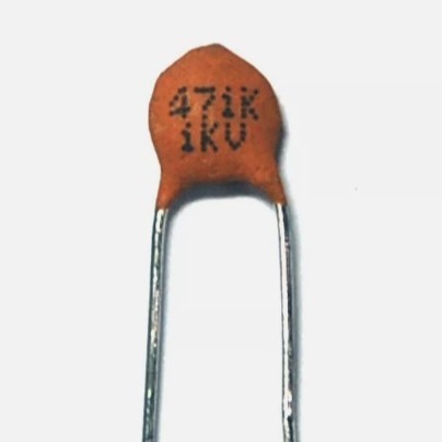 Disc Ceramic Capacitor 471K 470pF 1KV K ±10% Y5P RoHS Taiwan