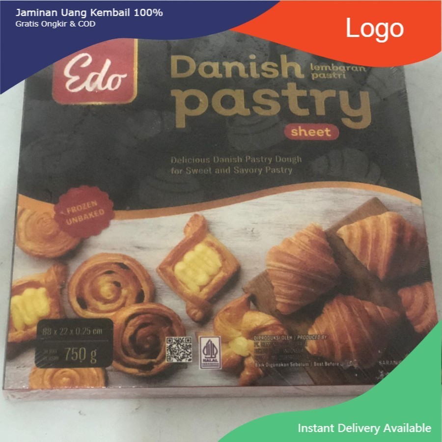 

Danish Pastry Edo - 750 Gram