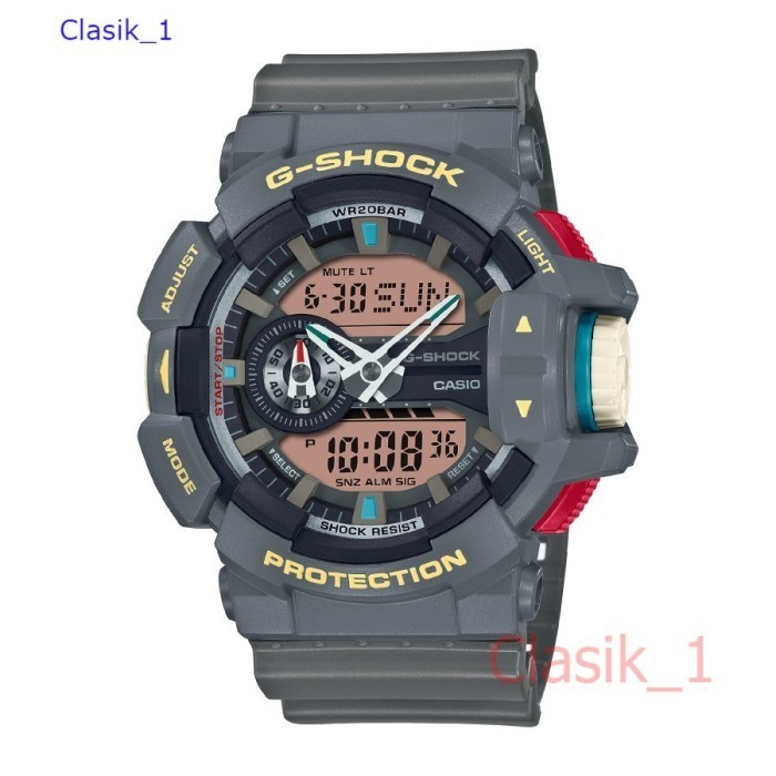 Original 100% Casio G-Shock GA-400PC-8ADR Jam Tangan Pria  Garansi Resmi 2 tahun