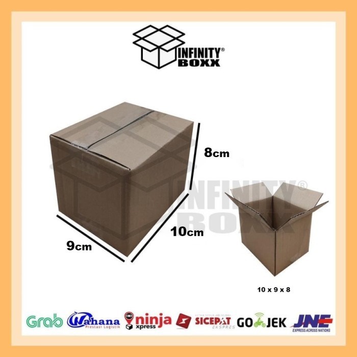 

kardus box polos packaging packing 10x9x8 cm SHEET POLOS
