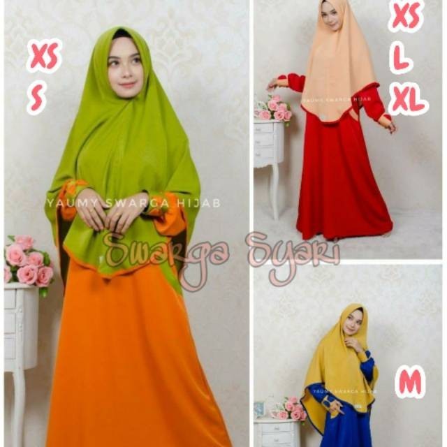Model Gamis Syari Terbaru 2020 GAMIS YAUMY SWARGA HIJAB