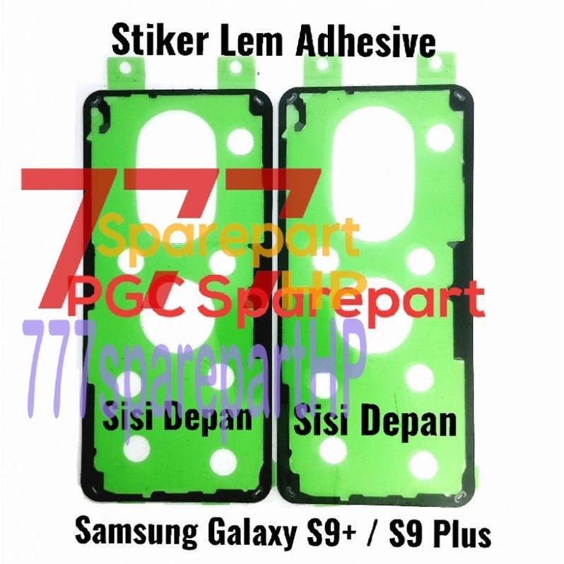 Lem Adhesive LCD Touchscreen Samsung Galaxy S9 Plus S9+ -  Double Tape Depan - 777sparepartHP