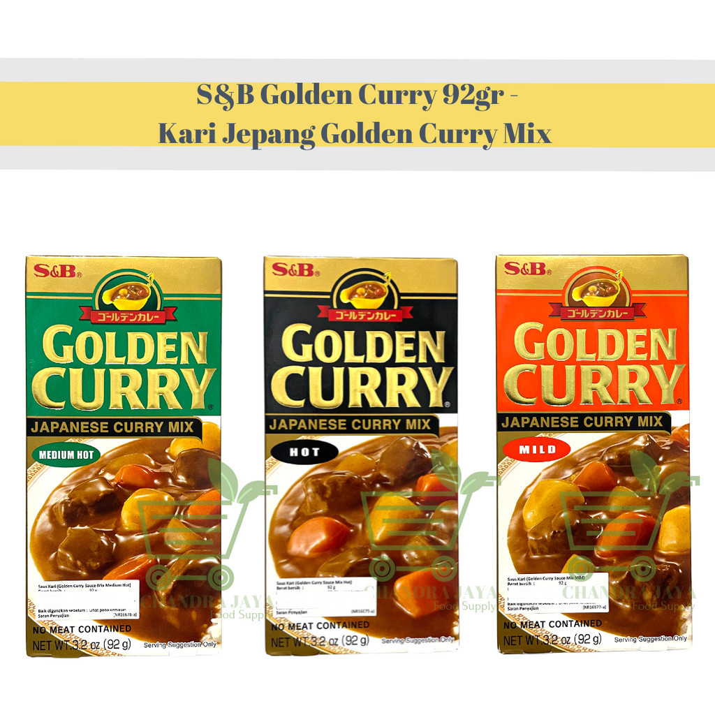 S&B Golden Curry 92gr - Kari Jepang Golden Curry Mix
