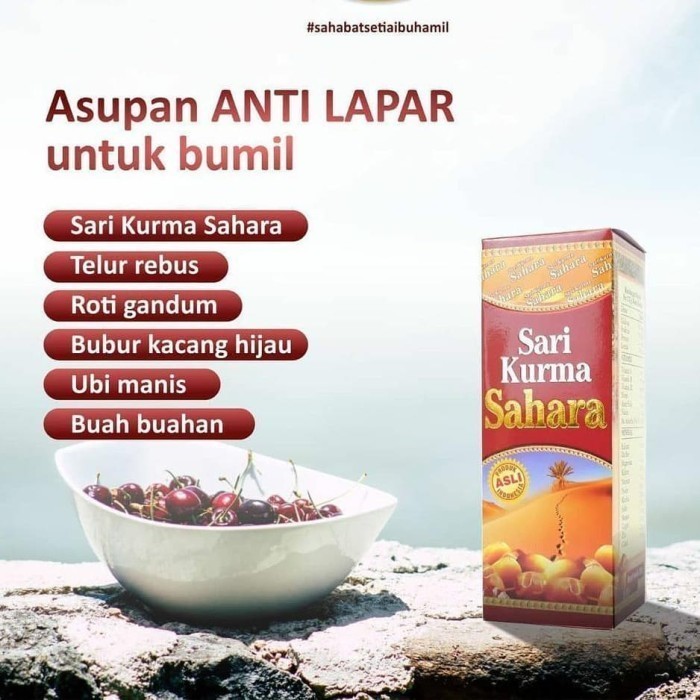(1KG=3 PCS) Sari Kurma SAHARA || Sarikurma Obat Demam Berdarah DBD Suplemen Sehat Anak BISA COD