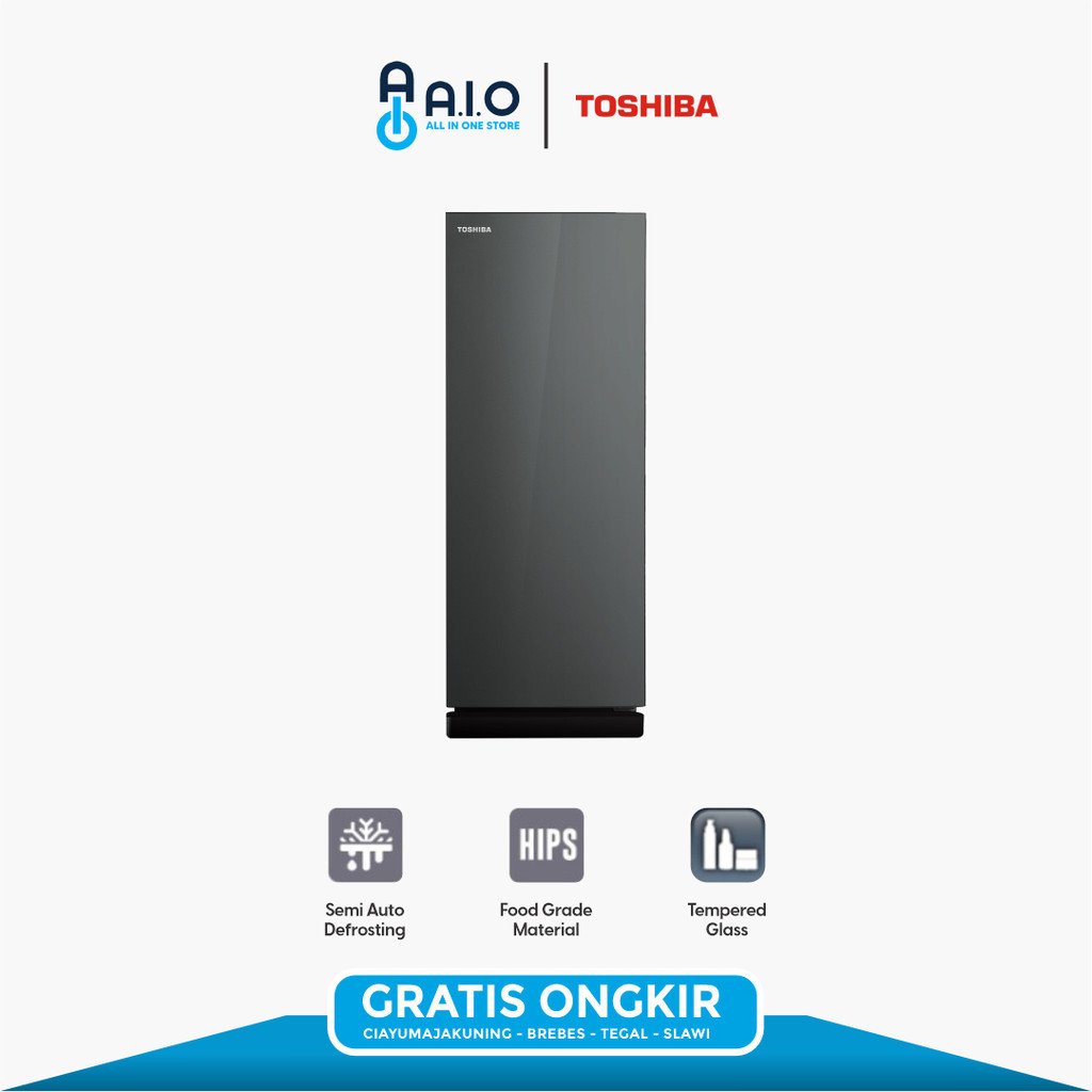 TOSHIBA - KULKAS 1 PINTU - GR RD196CC