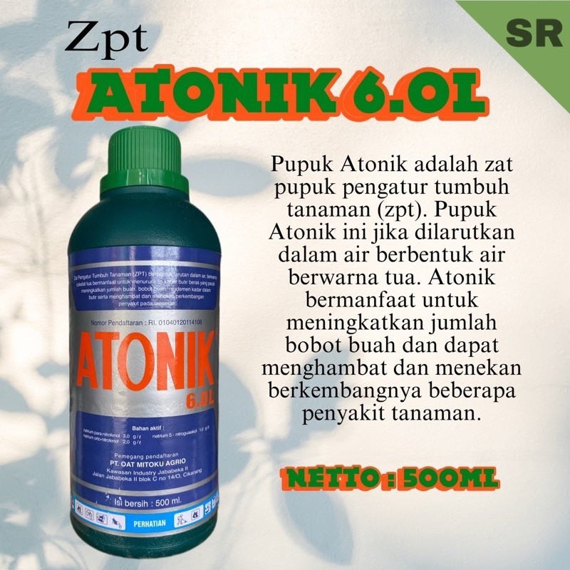 PUPUK DAUN ZPT ATONIK 500ML