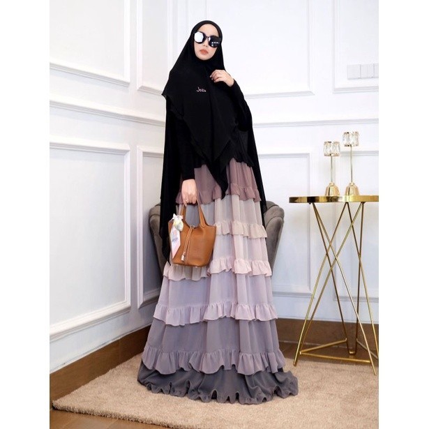 DAILY WEAR PREMIUM SUSUN 7WARNA DRESS SYARI BY JOZA CLOTHING