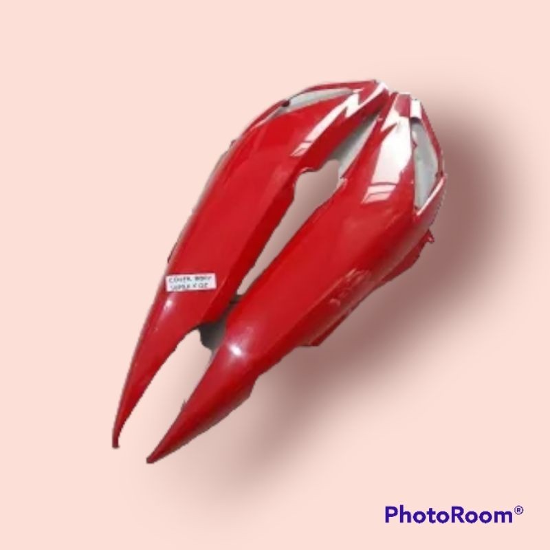 Body belakang Supra x 125 lama Supra x 125 Batman merah