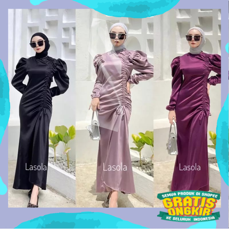 NEW ( MIMOSA DRESS ) READY STOK DRESS SILK PREMIUM SERUT TERBARU | DRESS BRIDESMAID TERBARU 2023| DR