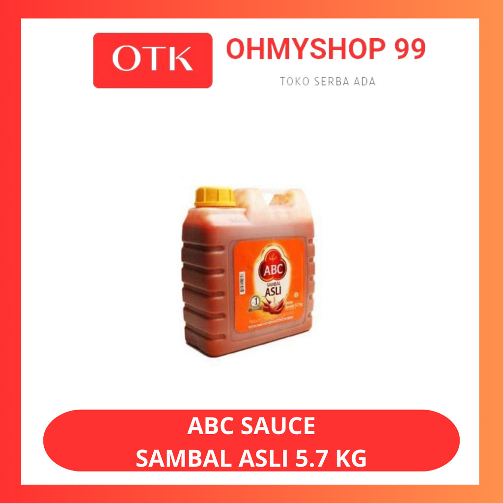 

ABC Sambal Saus Sambal Asli 5.7kg Jerycan