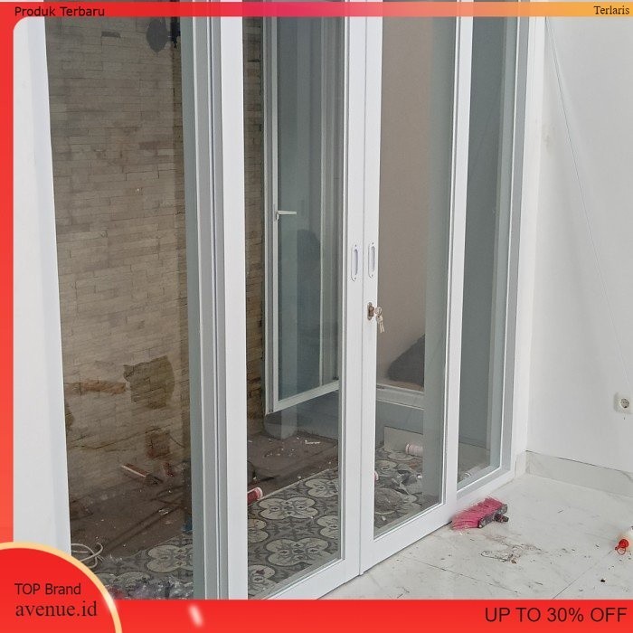 promo pintu sliding daubel alumunium kaca