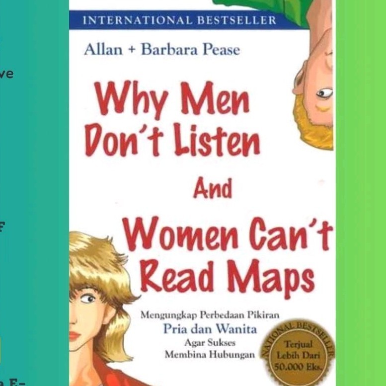 

Why Men Dont Listen and Woman Cant Read Map Book BEST SELLER (Bahasa Indonesia)