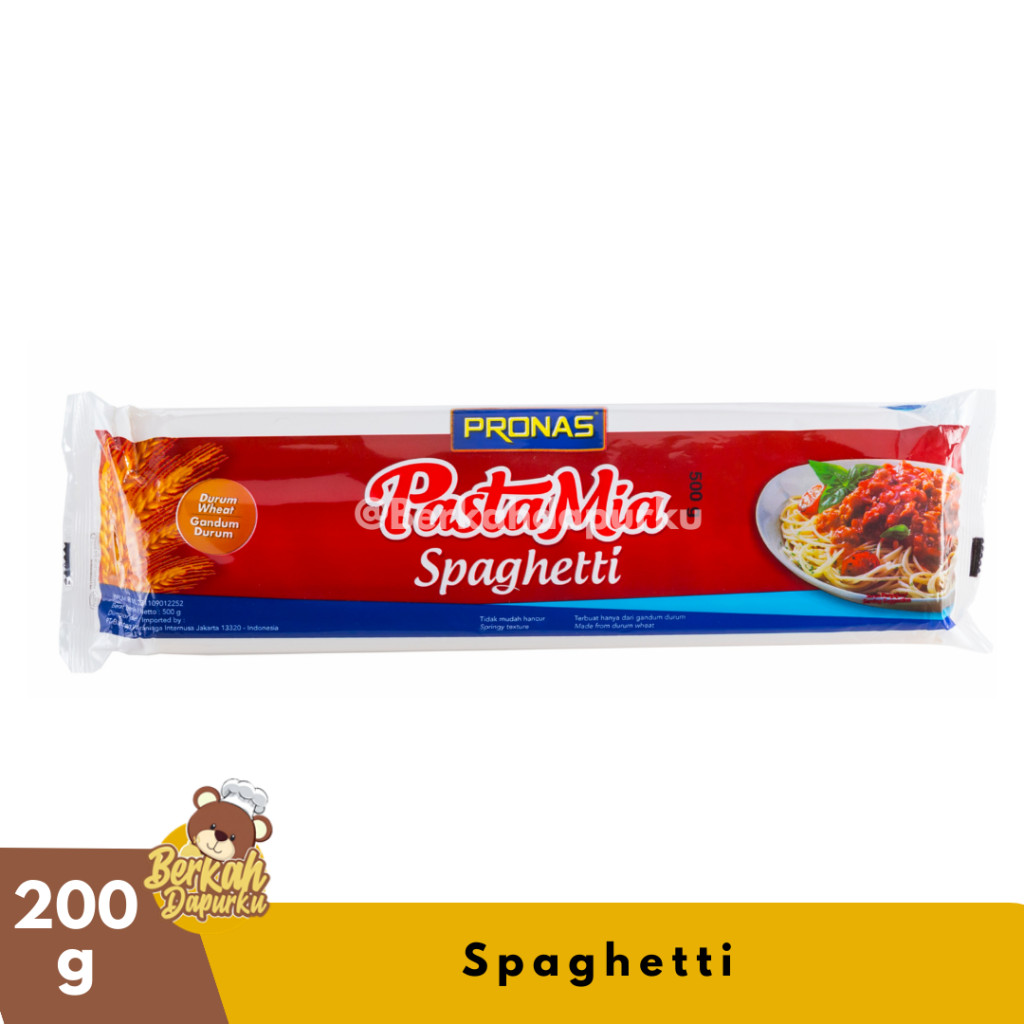 

Pronas Pastamia Spaghetti 200g Mie Pasta