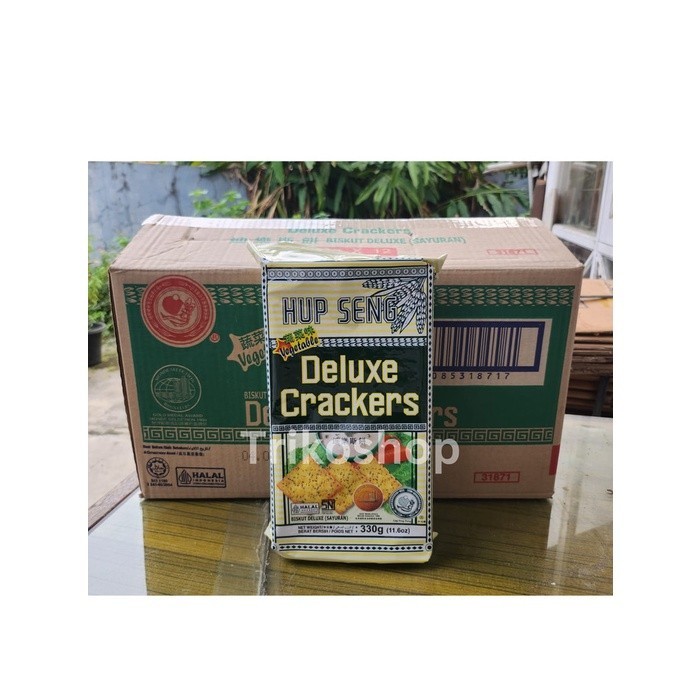 

Biskuit Hup Seng Vegetable Sayur cap Ping Pong / 1 Dus isi 12 x 330gr