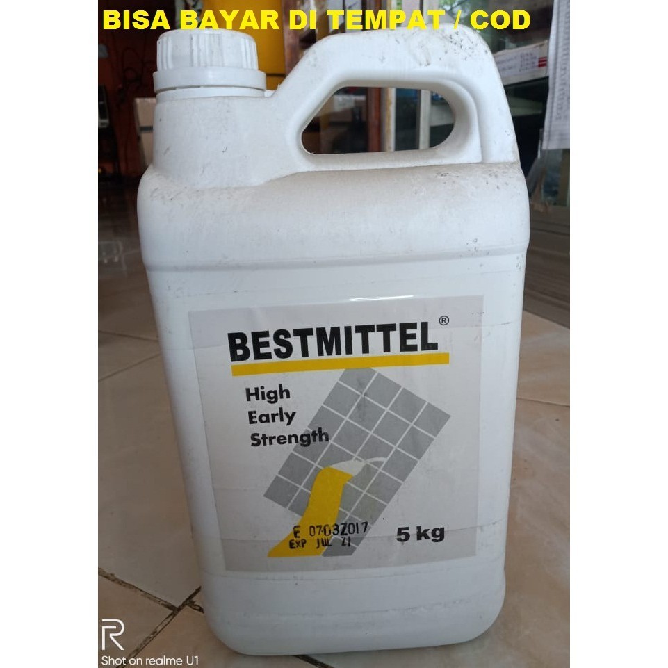 LEM PENGUAT BETON BESTMITEL / OBAT COR BETON PENGERAS COR SEMEN BESTMITEL 5KG