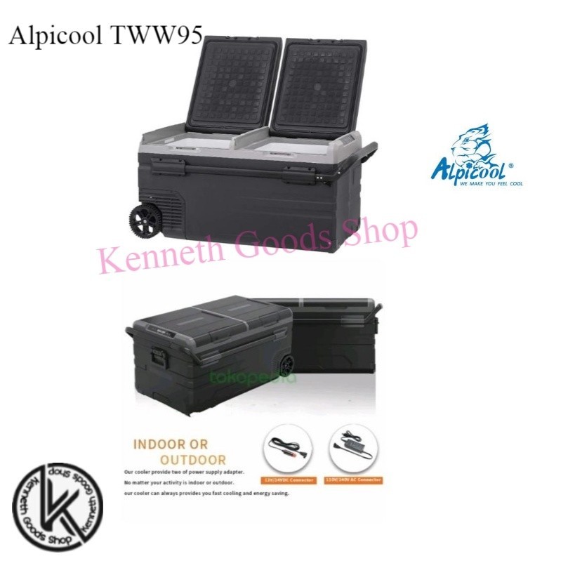 Mini Freezer/Freezer Vaksin/ALPICOOL TWW95/Kulkas Mini/Kulkas Tempat Vaksin/Kulkas Portable