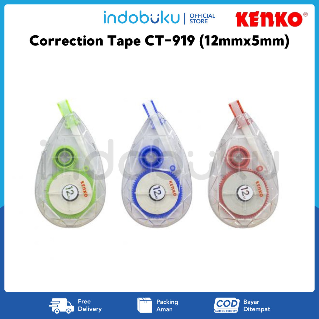

Correction Tape Kenko CT-919 (12mmx5mm)