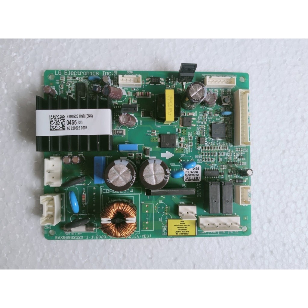 MODUL PCB EBR82230456 KULKAS INVERTER LG 2 PINTU SMALL MEDIUM GN-B185SQBB GN-B195SQMT GN-B200SQBB GN