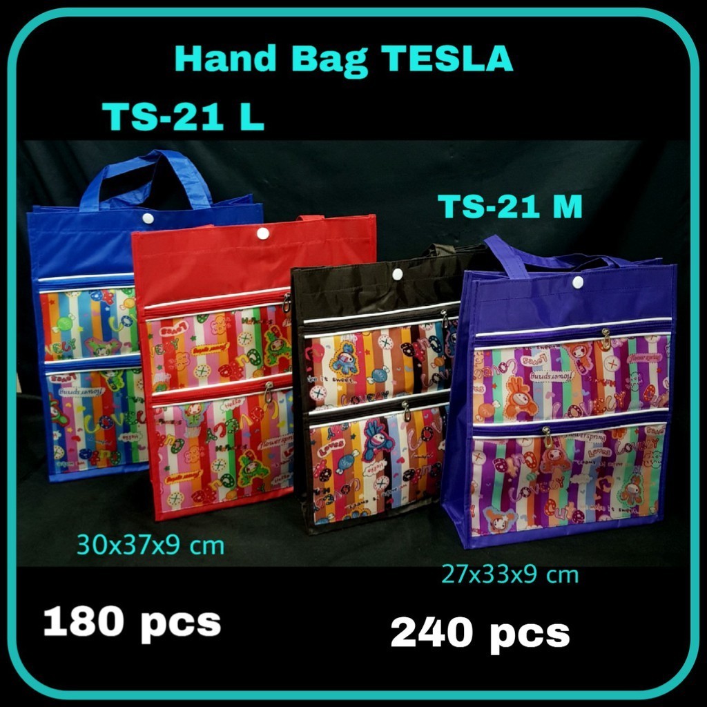 

GG Hand Bag Lux TESLA L / Goodie Bag / Tas Serbaguna / Tas Tenteng/HandBag