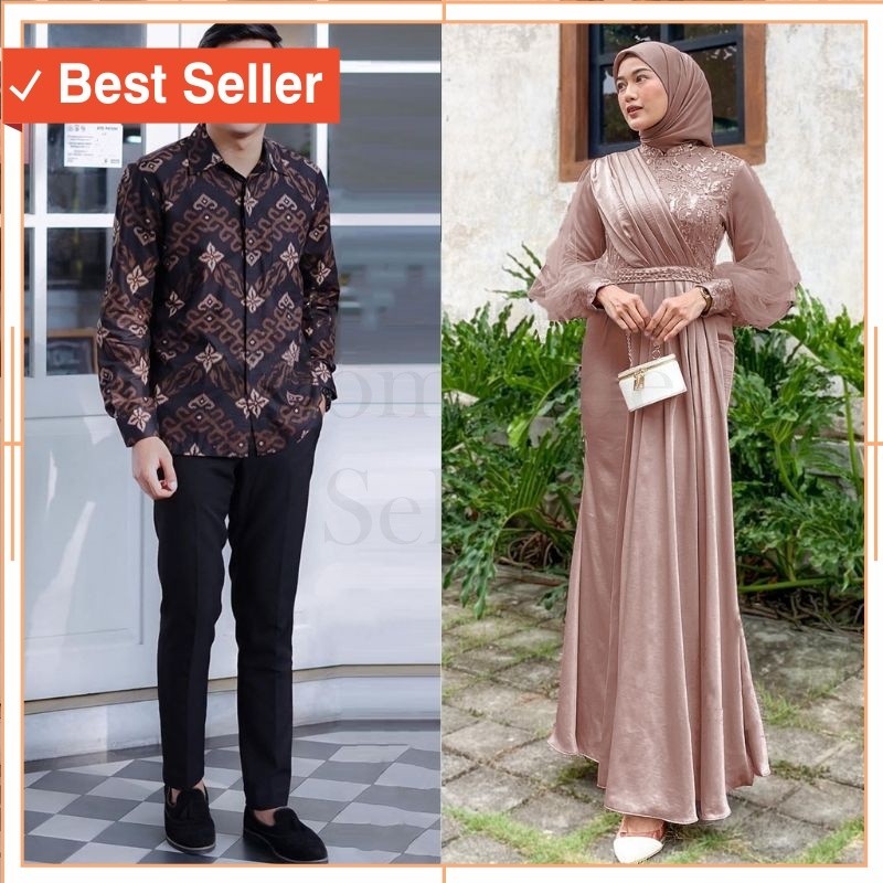 Fashion Idul Fitri Couple Murah Pasangan Kekinian / BATIK COUPLE MODERN | BATIK COUPLE PASANGAN | BA