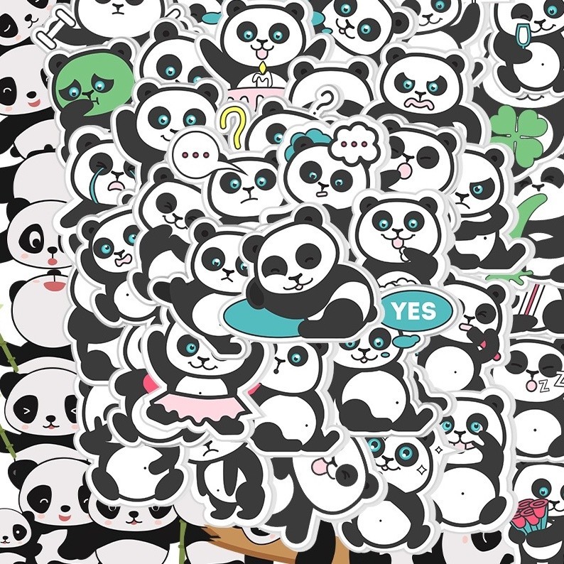 

PROMO25 Pcs Stiker Motif Kartun Panda Tahan Air Untuk Dekorasi notebook hello.nuza