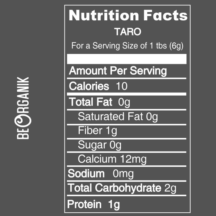 

Beorganik Pure Taro Powder / Bubuk Talas Ungu Murni 80gr