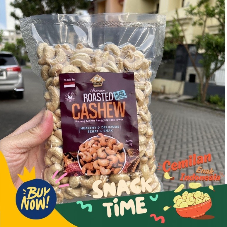 

Special Diskon PREMIUM KACANG MEDE UTUH MATANG PANGGANG 500GR UKURAN SUPER (100% UTUH CEMILAN DIET)