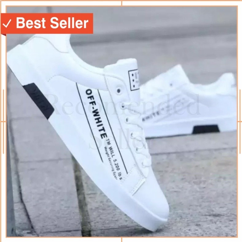 Sepatu Keren Sneakers Kekinian Korean Style Bahan Premium / sepatu pria sneakers putih