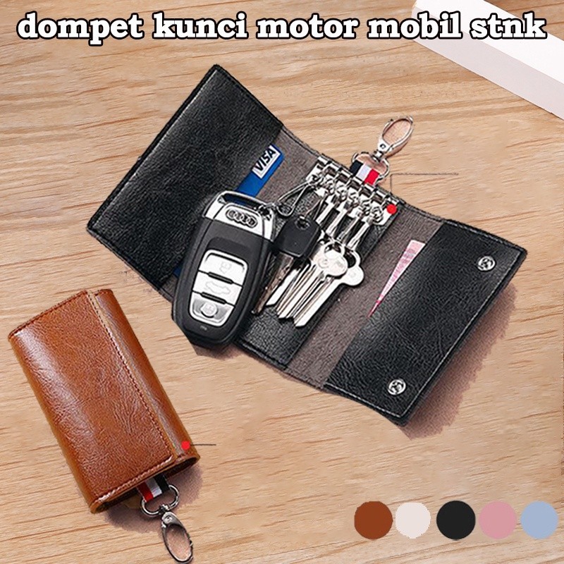 Dompet stnk motor dompet Gantungan Kunci unik mobil  dompet kunci mobil lipat murah resleting zipper