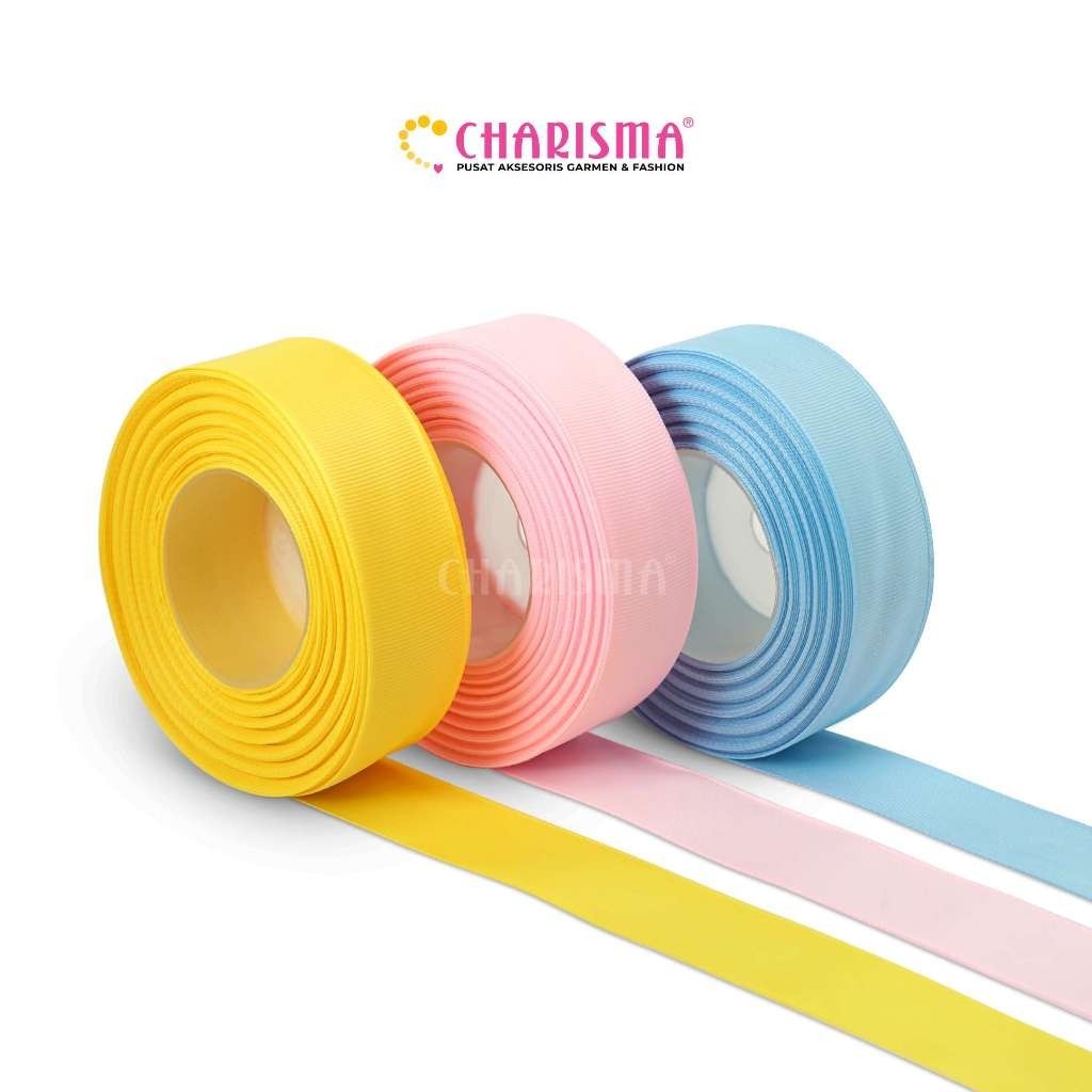 

Charisma Pita Salur - Gross Grain Warna Pastel 2 Cm / Harga 1 Roll (25 Yard)