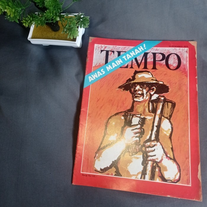 Majalah Tempo. Awas Main Tanah. Desember 1973